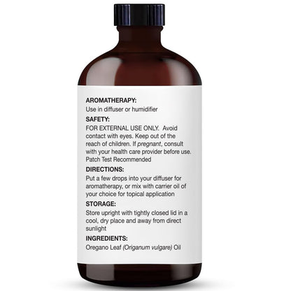 Majestic Pure Oregano Essential Oil 4oz - 100% Pure & Natural with Glass Dropper