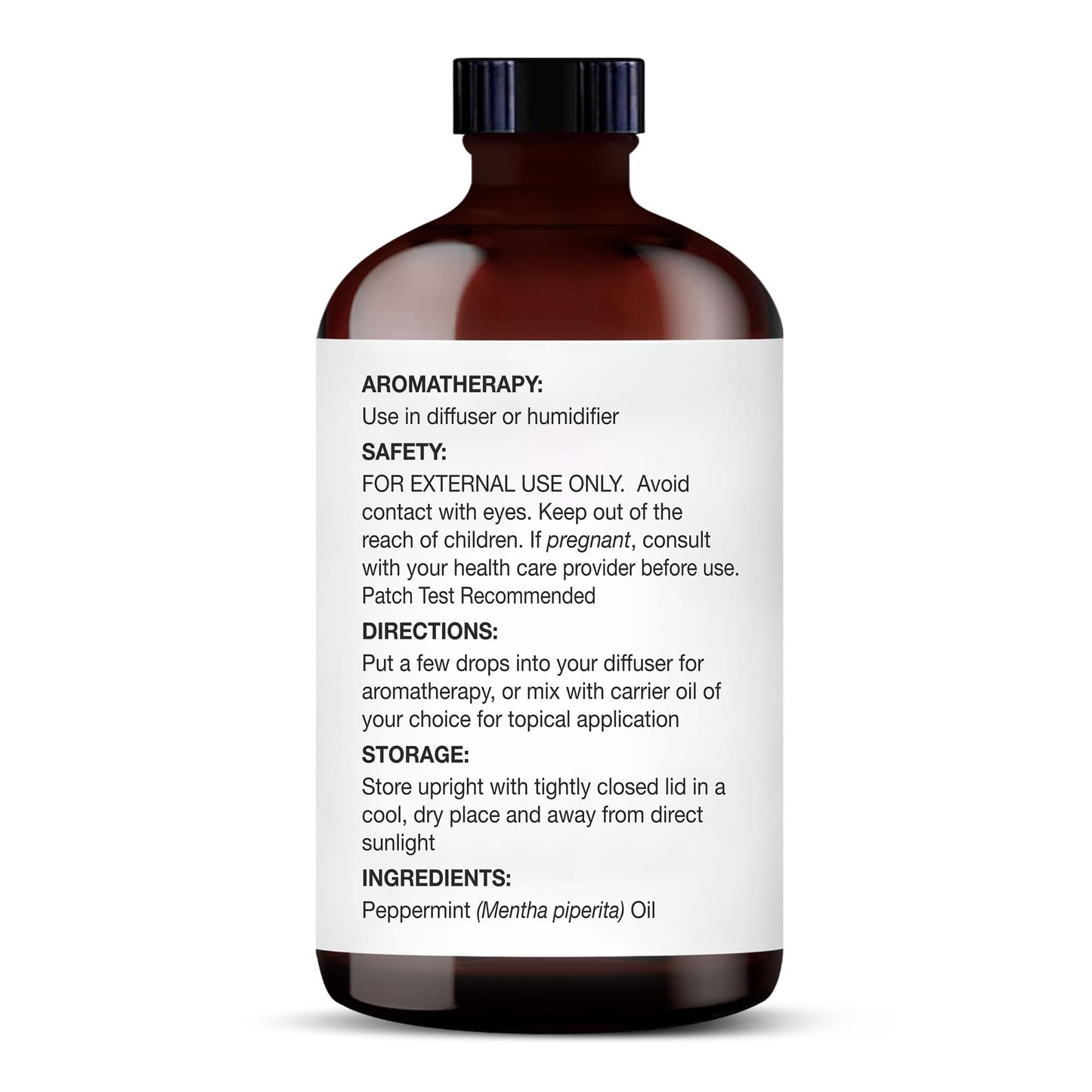 Majestic Pure Peppermint Essential Oil 4 Oz – 100% Pure & Natural, Glass Dropper