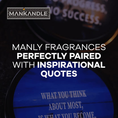 Majestic Zen Premium Scented Candles Gift Set for Men | 6-Pack Soy Wax Candles | Relaxing Masculine Scents
