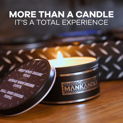 Majestic Zen Aromatherapy Candles for Men Gift Set | 6-Pack Soy Wax with Inspirational Quotes