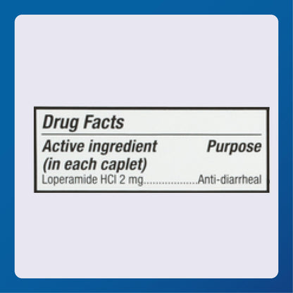 MAJOR Loperamide Hydrochloride 2 mg Anti-Diarrheal Tablets – 24 Caplets