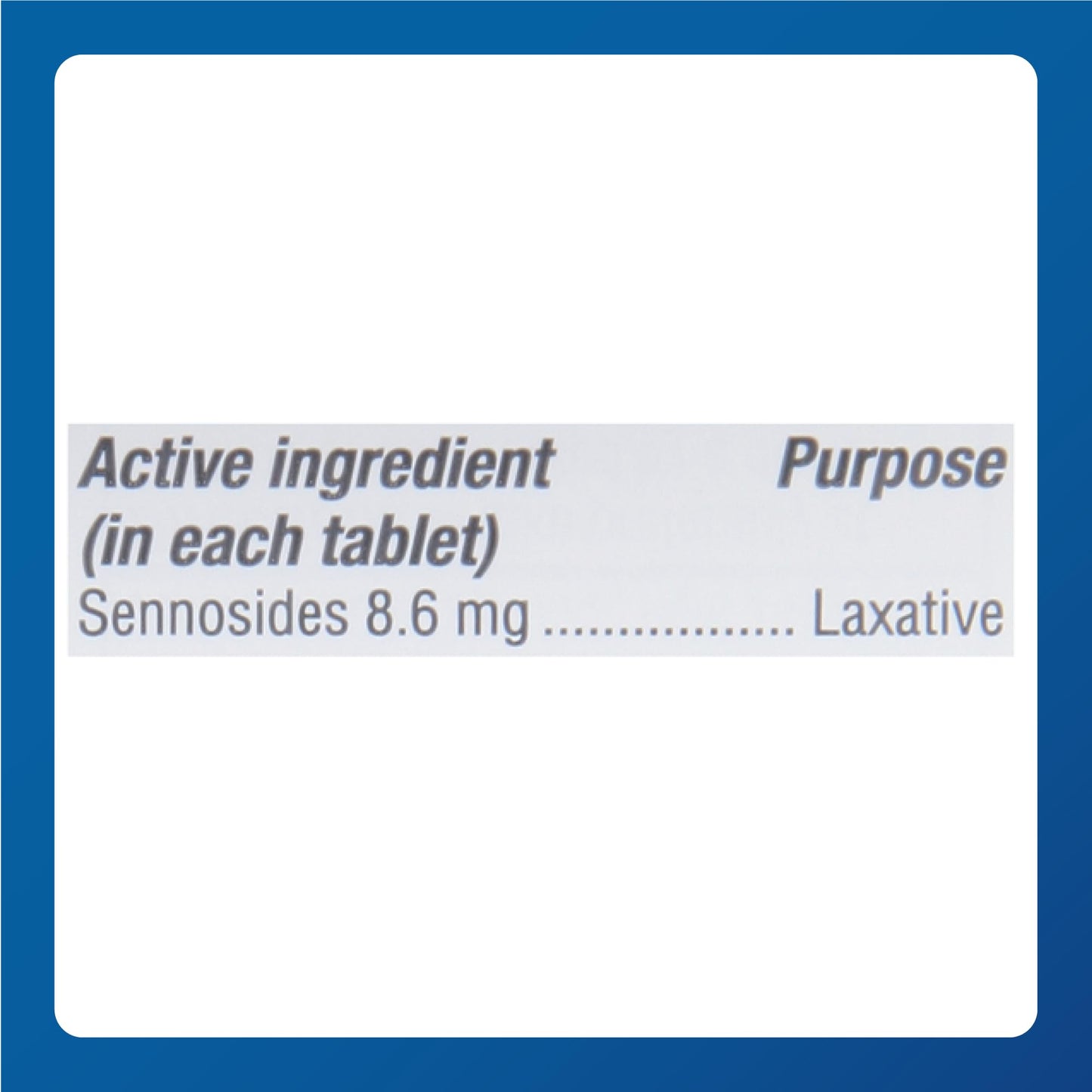 Major Senna 8.6 mg Natural Vegetable Laxative Tablets - Occasional Constipation Relief (100 Tablets)