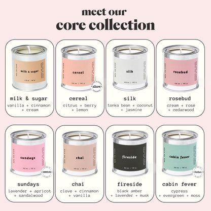 MALA Scented Silk Tonka Bean Jasmine & Coconut - Vegan Soy Candle 6.8 oz