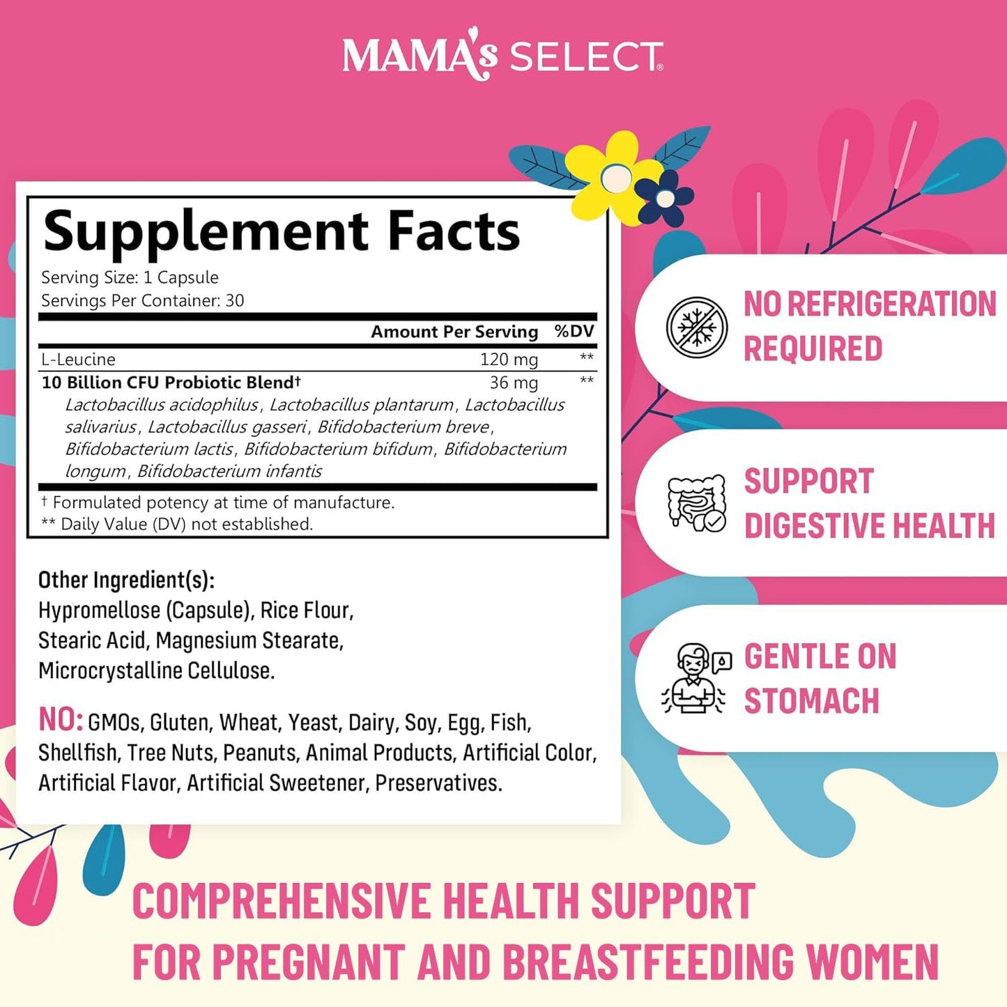 Mama's Select Prenatal Probiotics – Pregnancy & Postpartum Support