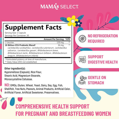 Mama's Select Prenatal Probiotics – Pregnancy & Postpartum Support