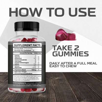 LIVORKA Manhood Plus Gummies for Men – 2 Pack, 1050mg, 120 Gummies