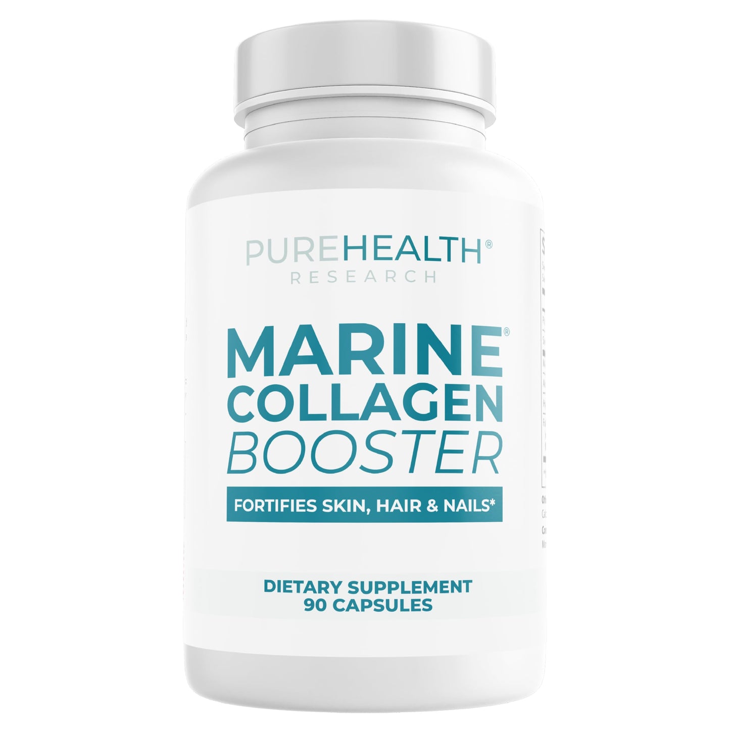 Marine Collagen & Hyaluronic Acid Supplements – Hair, Skin & Nails, 90 Caps