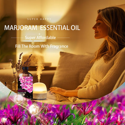 Marjoram Essential Oil 4 oz (120 ml) for Diffuser, DIY Candles & More | FRAOIL