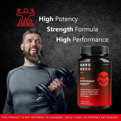 Mars Men Plus – 2 Pack Natural Support Capsules | Premium Multivitamin