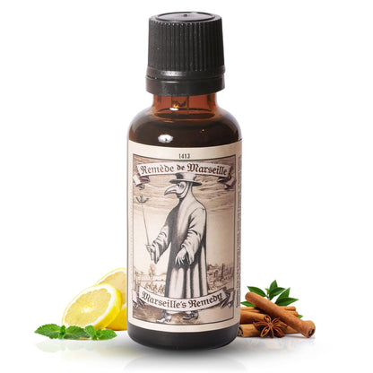 Marseille's Remedy Thieves Oil – Essential Diffuser Blend with Eucalyptus, Cinnamon, Lemon & Cloves