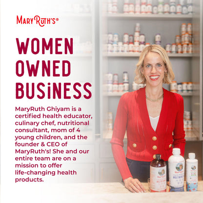 MaryRuth Organics Liquid Morning Multivitamin for Women, Men & Kids — Vegan, Non-GMO, Gluten Free | 32 Servings
