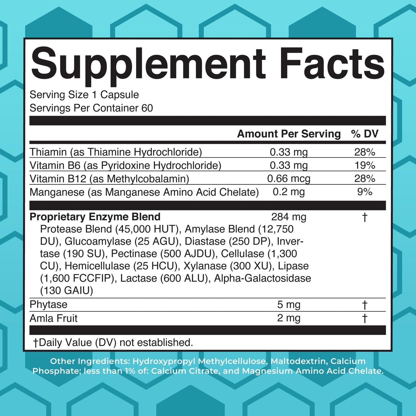 MaryRuth Organics Digestive Enzymes – Up to 2 Months, Over 12 Enzymes, Vegan Digestive Health
