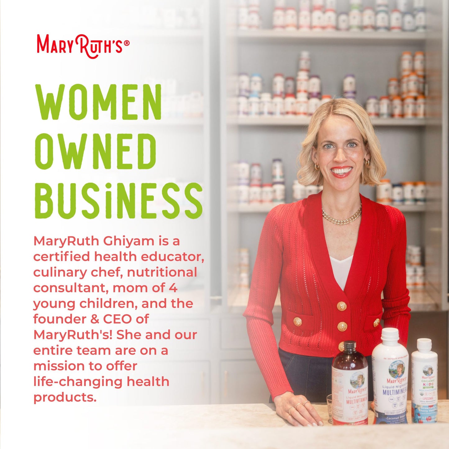 MaryRuth Organics Liquid Morning Multivitamin Essentials+ | Immune Support | Sugar Free | Vegan | 32 Fl Oz