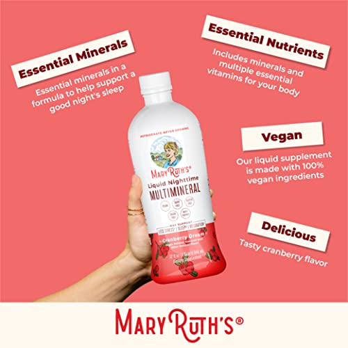 MaryRuth Organics Liquid Morning Multivitamin Essentials+ | Immune Support | Sugar Free | Vegan | 32 Fl Oz