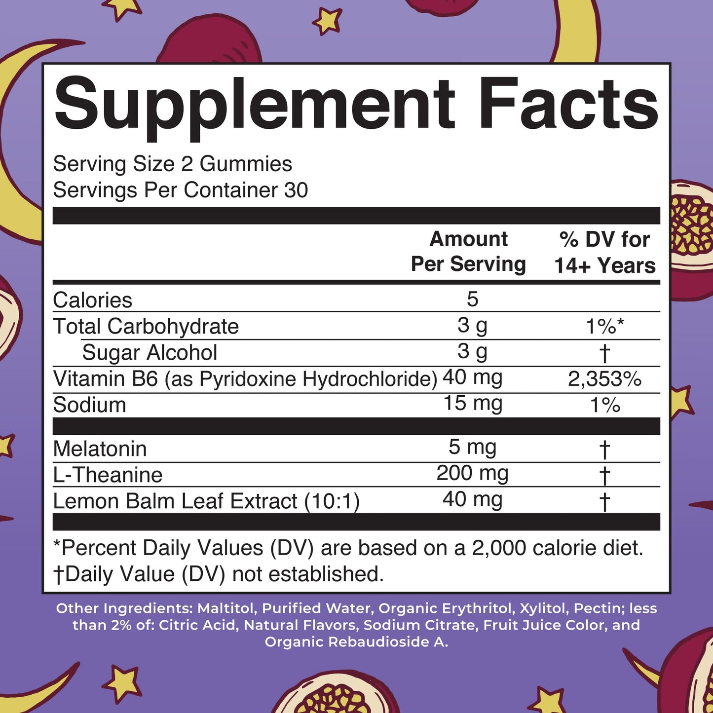MaryRuth Organics Melatonin 5mg Sleep Gummies with L-Theanine – Lemon Balm, B6, Sugar-Free, Vegan, Non-GMO, Gluten Free | 60 Count