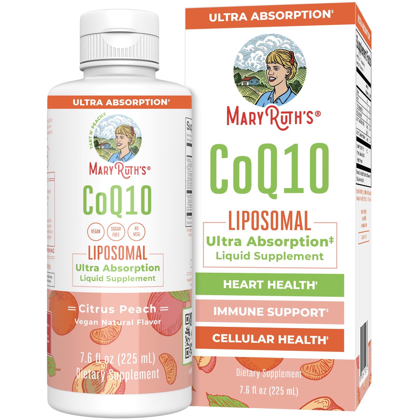 MaryRuth Organics CoQ10 Liquid Vitamin – Heart Health, Vegan, 7.6 oz, 45 Servings