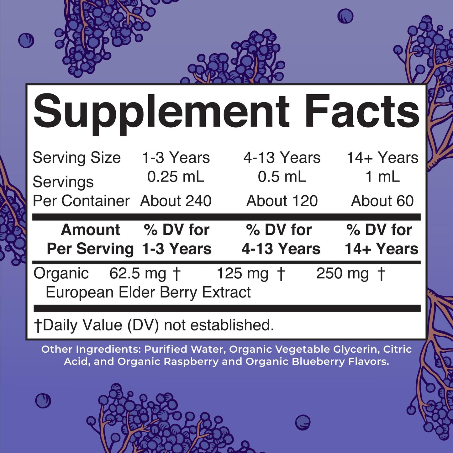 MaryRuth Organics Elderberry Syrup Extra Strength – USDA Organic, Sugar Free (2 oz)