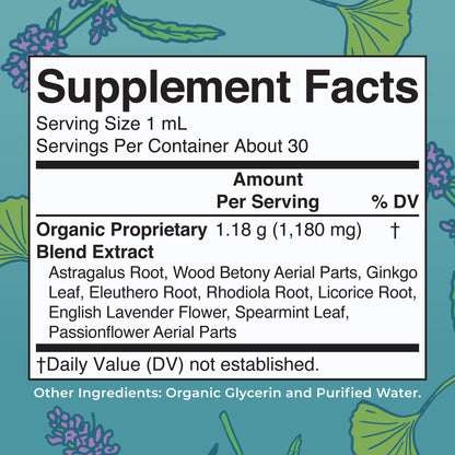 MaryRuth Organics Kids Focus Drops | USDA Organic | Ginkgo & Rhodiola