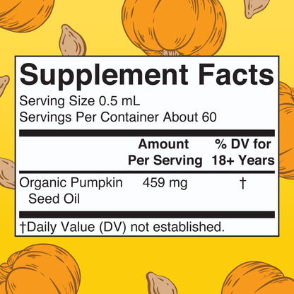 MaryRuth Organics Pumpkin Seed Oil - Cold Pressed, USDA Organic, 60 Servings