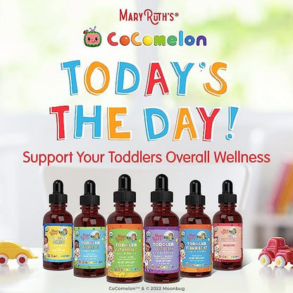 MaryRuth Organics Toddler Vitamin C Drops – USDA Organic Vitamin C Liquid for Ages 1-3 | Immune Support, Vegan & Non-GMO | 15 Servings