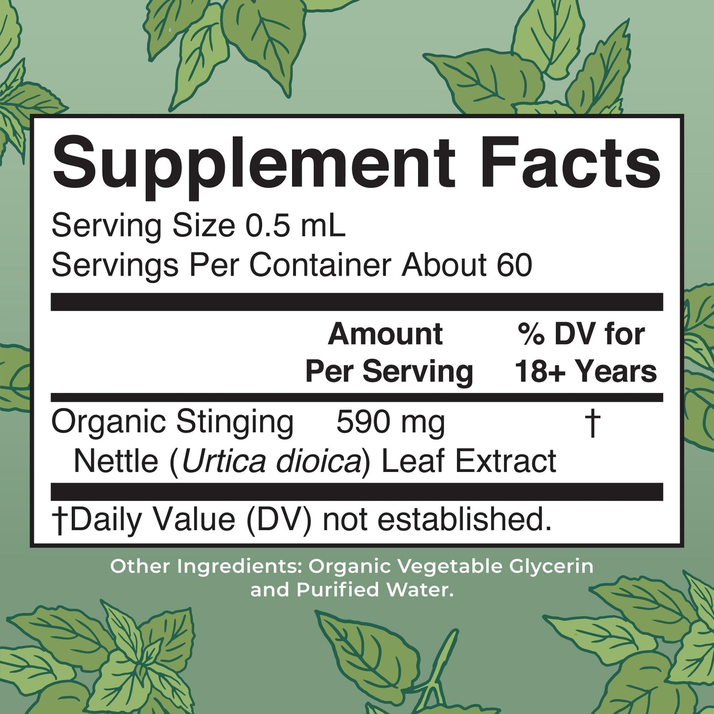 MaryRuth Organics Stinging Nettle Leaf Extract – Detox Drops, USDA Organic, Vegan
