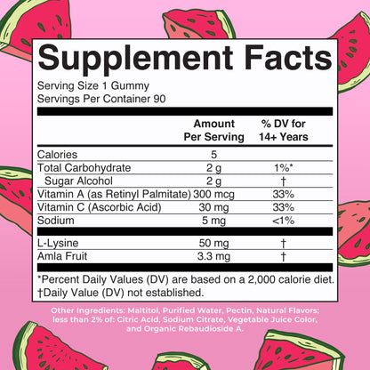 MaryRuth Organics Vegan Collagen Gummies for Skin – 90 Servings