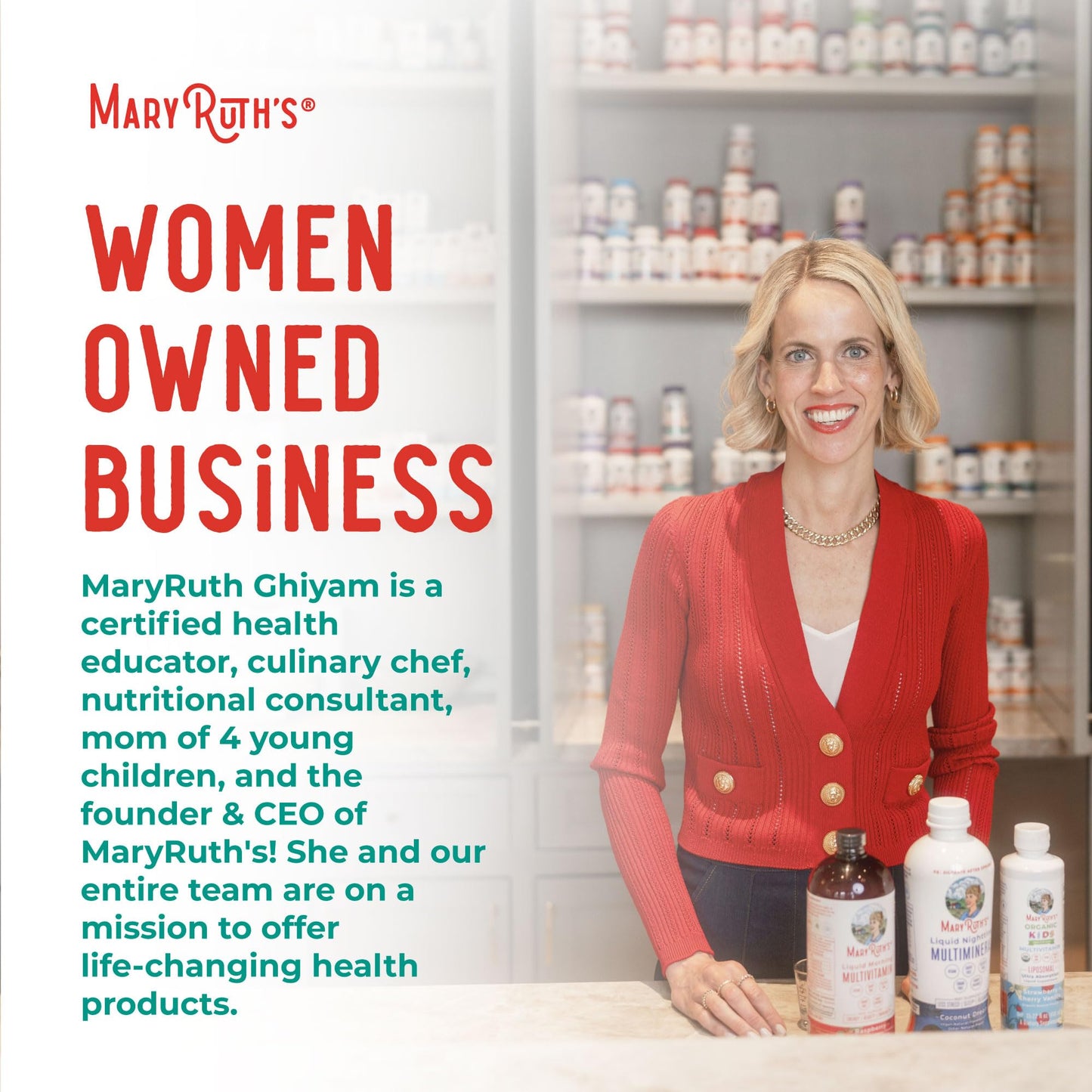 MaryRuth's Liquid Magnesium 30 oz | Ages 4+ | Cognitive & Bone Health | Vegan