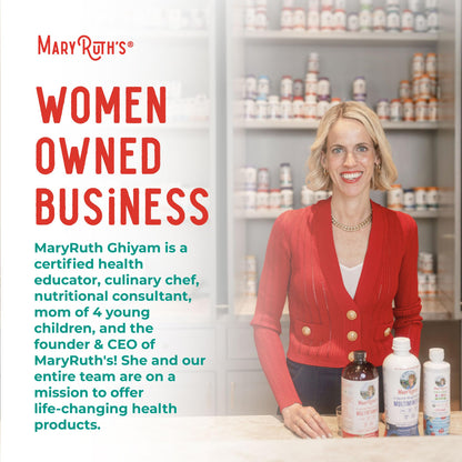 MaryRuth's Liquid Magnesium 30 oz | Ages 4+ | Cognitive & Bone Health | Vegan