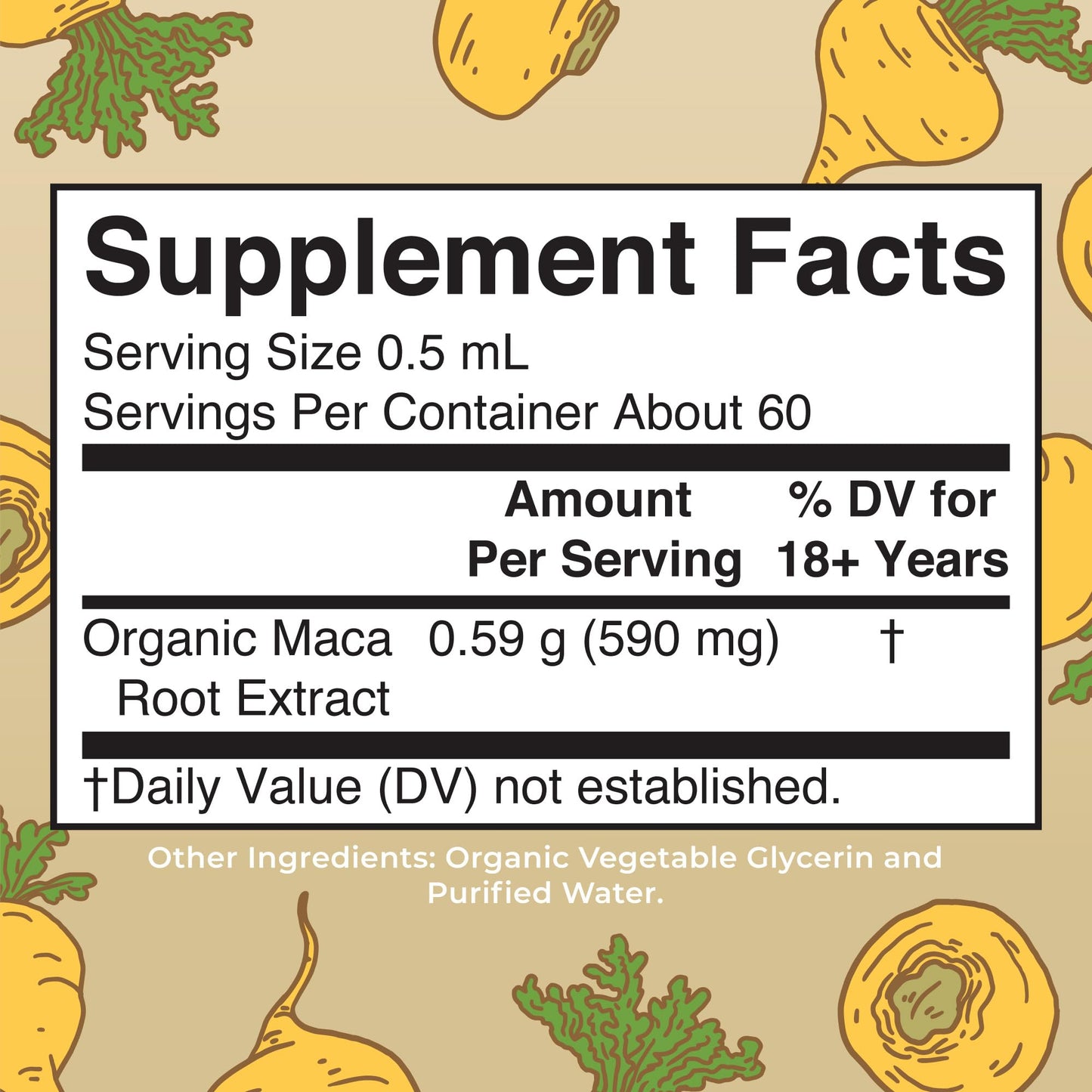 MaryRuth’s USDA Organic Maca Root Liquid Drops | Vegan | Non-GMO | Gluten Free | Alcohol Free | 1 Fl Oz