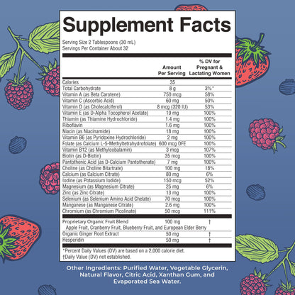 MaryRuth’s Postnatal & Prenatal Vitamins for Women | Sugar Free | Selenium | Folate | Vegan | Non-GMO | Gluten Free | 32oz