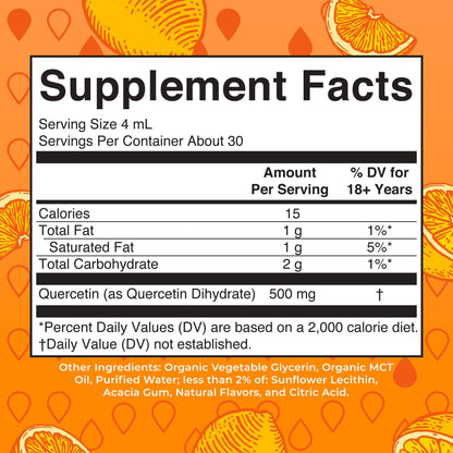 MaryRuth Organics Quercetin Liquid Drops – 500mg, Sugar Free, Vegan