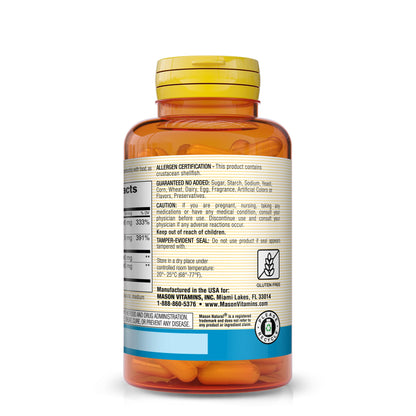 Mason Natural Glucosamine Complex + MSM with Vitamin C (90 Caps x 2)