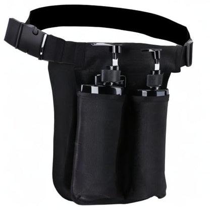 Massage Oil Holster Bag – Portable Massage Bottle Holder for Therapists (Black)