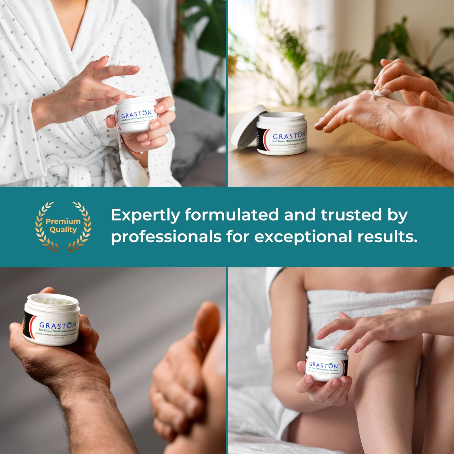Graston Vitamin E Emollient Cream – 4oz for IASTM & Massage Therapy