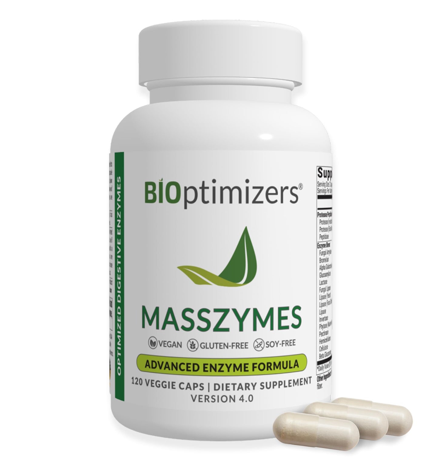 MassZymes - Complete Digestive Enzymes for Gut Health | BIOptimizers