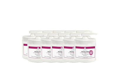 Master Massage SpaMaster Unscented Massage Cream – 16 Oz x10