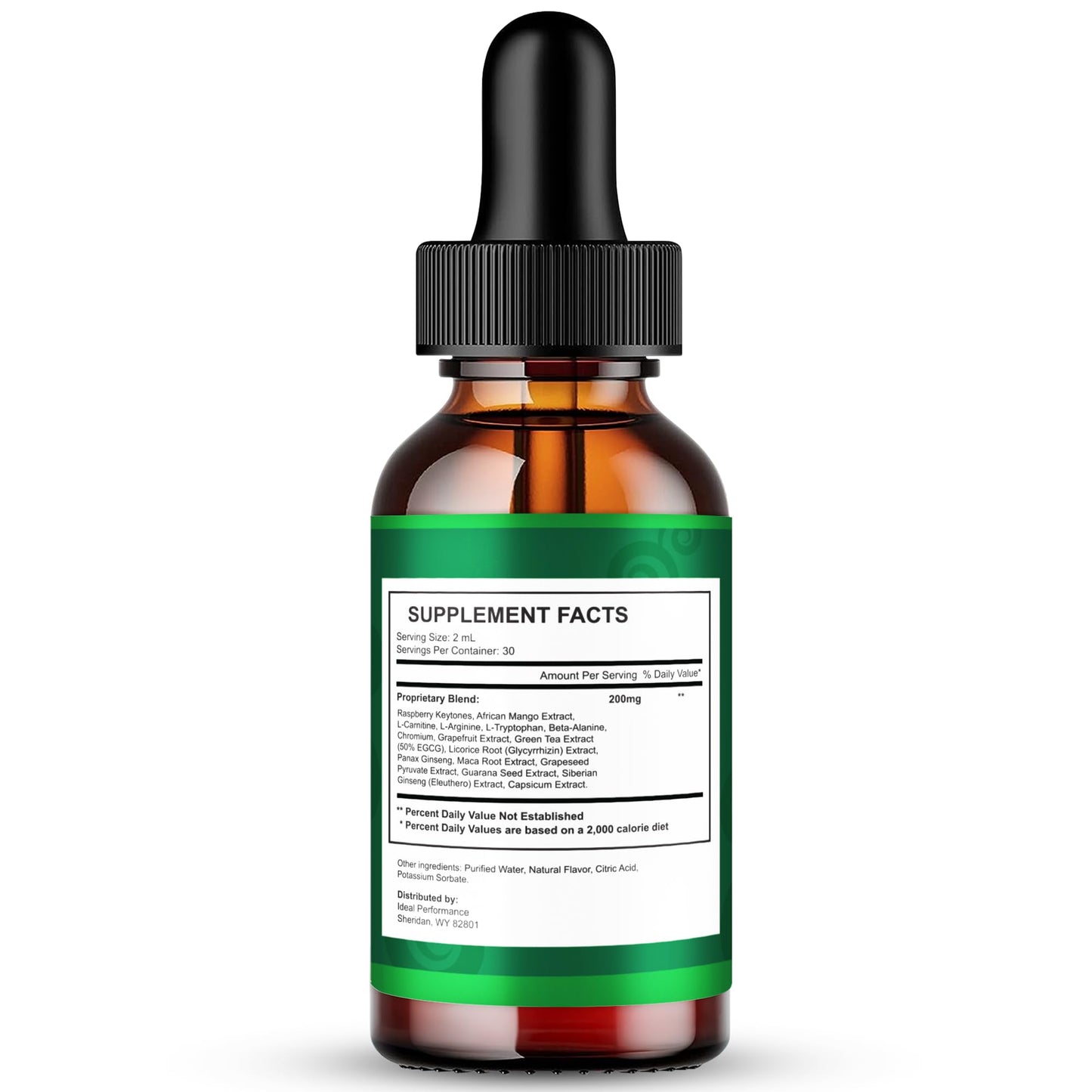 Matcha Burn Drops – Official Maximum Strength Keto Liquid Formula (1 Pack)