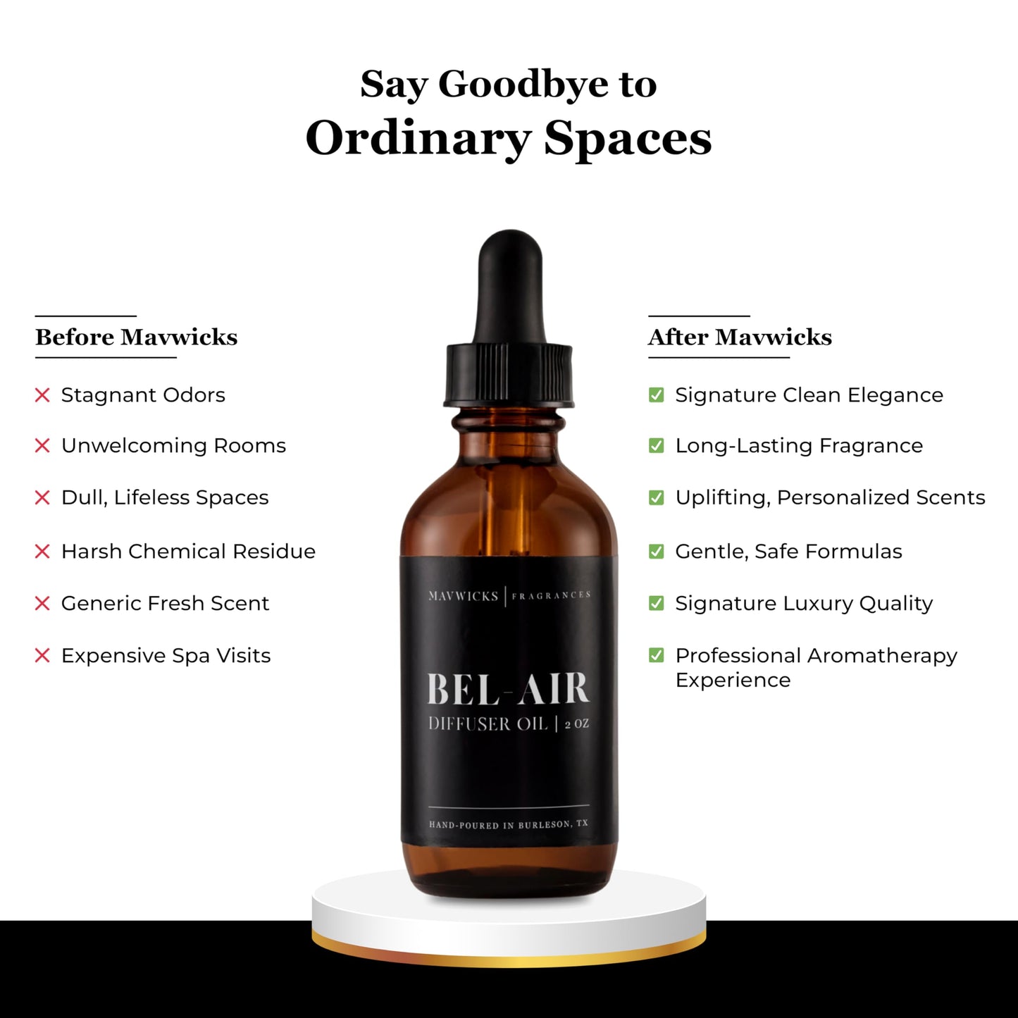 Mavwicks Bel-Aire Diffuser Oil – 2oz Premium Blend