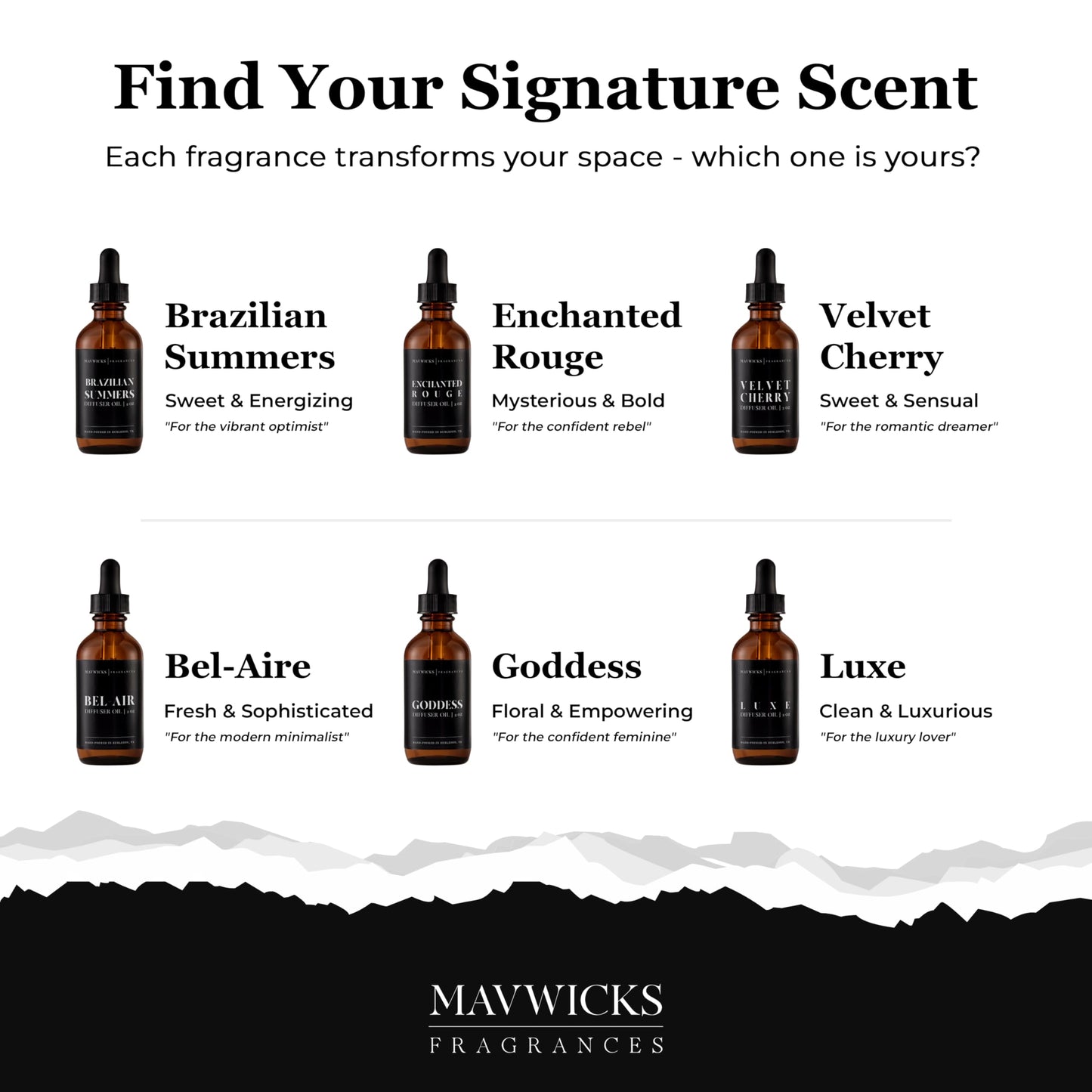 Mavwicks Bel-Aire Diffuser Oil – 2oz Premium Blend