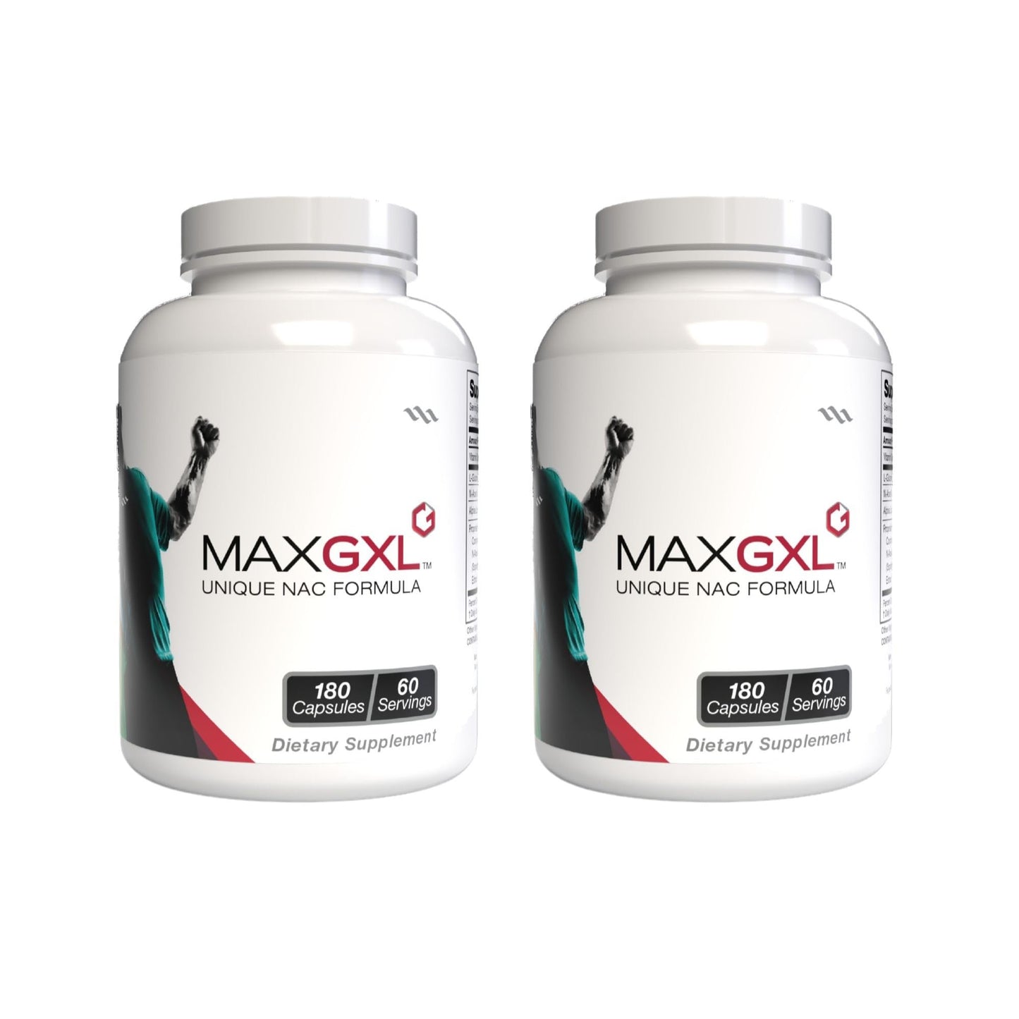 Max GXL NAC Formula | 180 Veg Capsules, 30 Servings (Pack of 2)