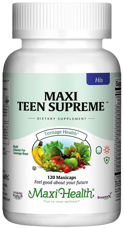 Maxi Health Multivitamin for Him – Teen Boys 12–17 | Energy & Immune Support