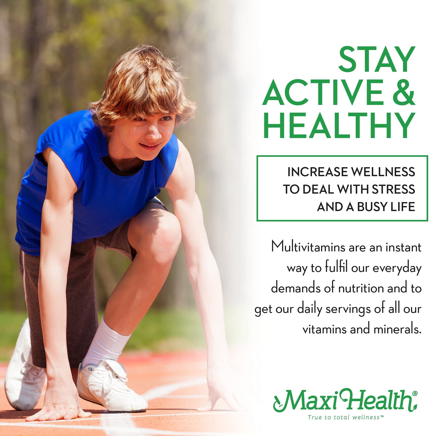 Maxi Health Multivitamin for Him – Teen Boys 12–17 | Energy & Immune Support