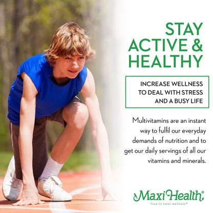 Maxi Health Multivitamin for Him – Teen Boys 12–17 | Energy & Immune Support