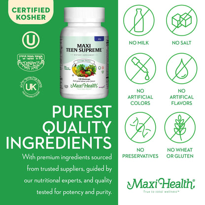 Maxi Health Multivitamin for Him – Teen Boys 12–17 | Energy & Immune Support