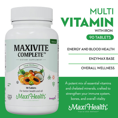 Maxi Health Complete Once Daily Multivitamin - Men & Women, 90 Tablets