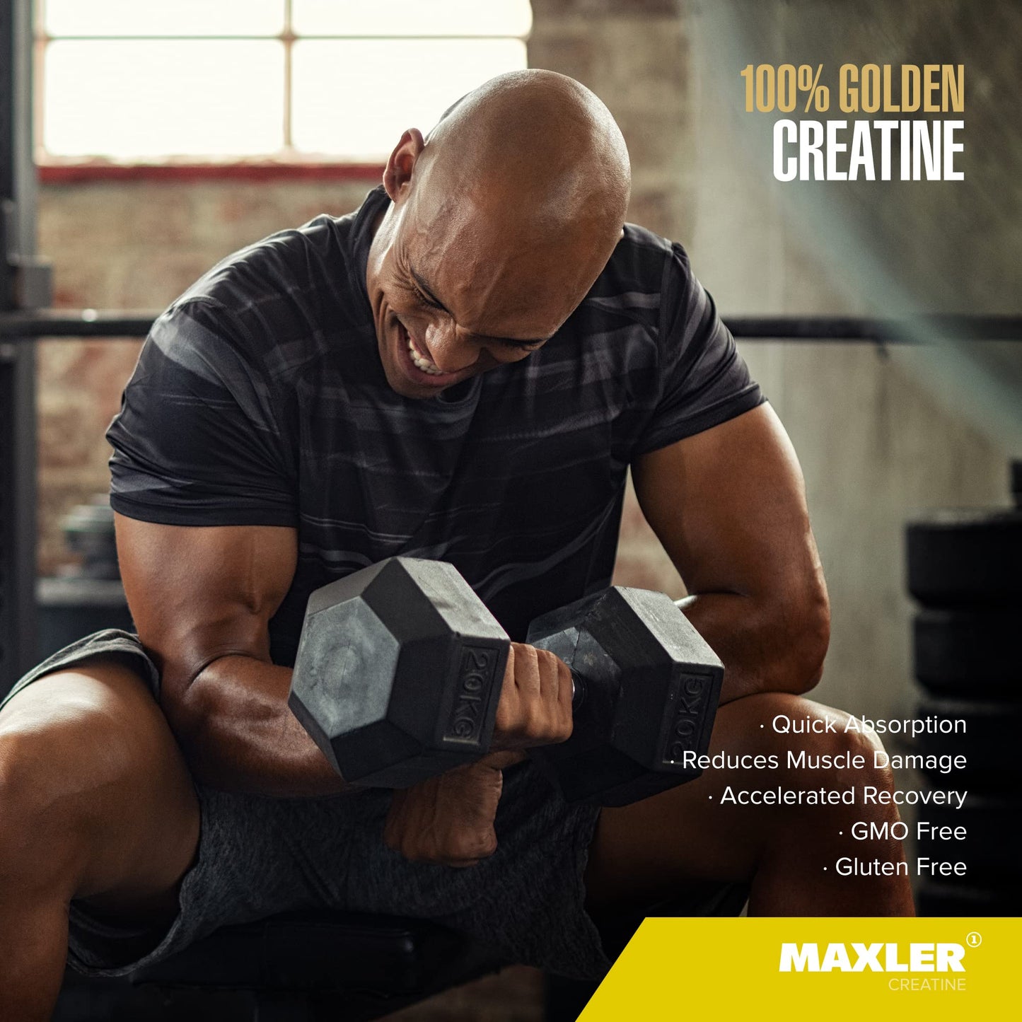 Maxler 100% Golden Creatine – Micronized Creatine Monohydrate Powder (600 g)