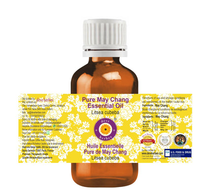 May Chang Essential Oil (Litsea cubeba) – Pure, Non-Greasy, 15ml | de herbes