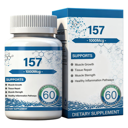 MayBeJiangWei Collagen Capsules 157, 1000mg - Gluten Free & Non-GMO (60 Count)