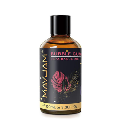 MAYJAM Bubble Gum Fragrance Oil 100ml | Glass Dropper for Diffusers, Soap & Candles