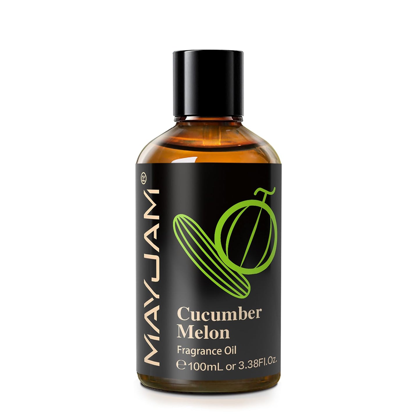 MAYJAM 100ML Cucumber Melon Fragrance Oil with Glass Dropper for Diffusers